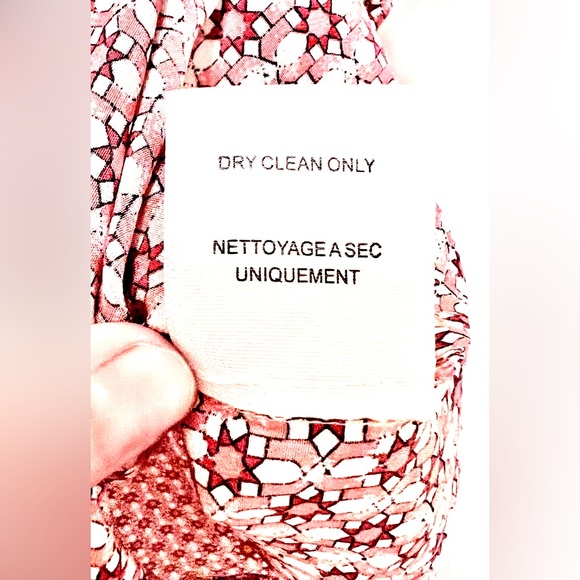 Joie Button Down Tank Top, Red/White Geo Print (Size Medium) *NWOT*BRAND NEW!🎁* - Picture 10 of 10